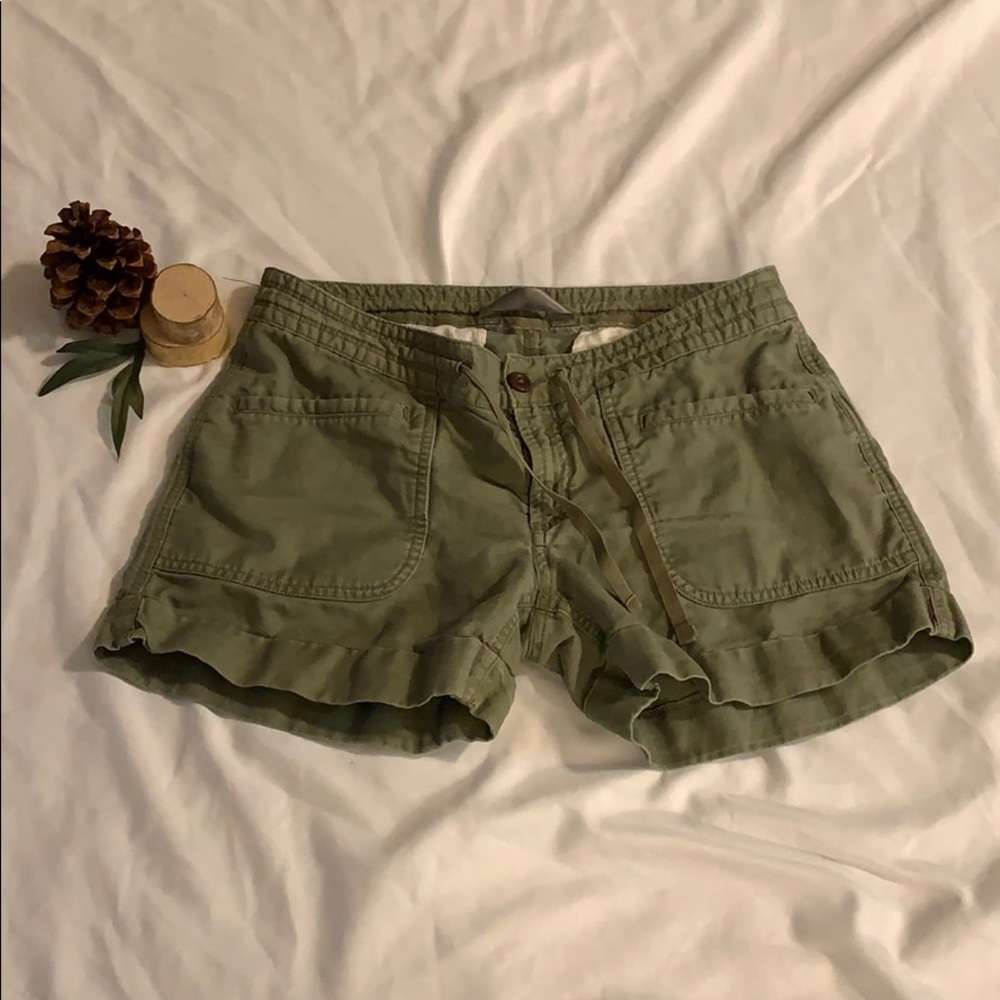 The North Face green shorts